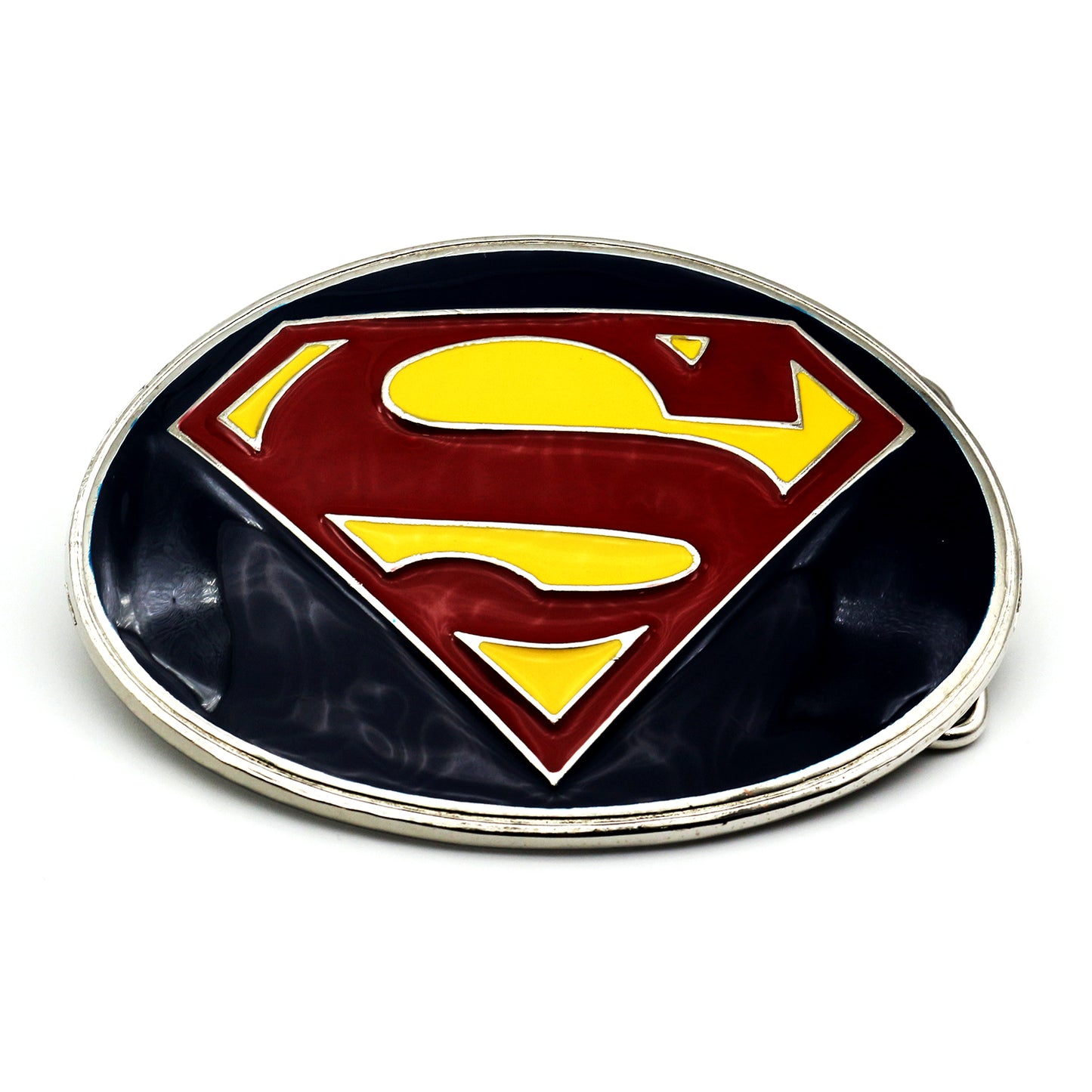 QHA Mens Superman S-Shield Belt Buckle for 38mm Snap-On Belts C03 - Buckle Detail - QHA UK
