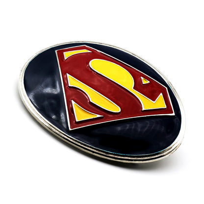 QHA Mens Superman S-Shield Belt Buckle for 38mm Snap-On Belts C03 - Buckle Detail - QHA UK