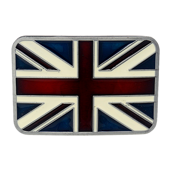 QHA Mens Antique Union Jack British Flag Buckle, Fits 38mm - QHA UK