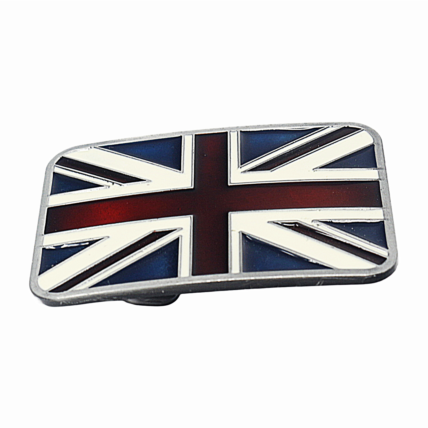 QHA Mens Antique Union Jack British Flag Buckle, Fits 38mm - Buckle Detail - QHA UK