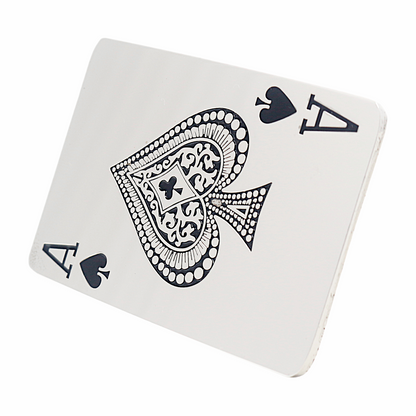 QHA Mens Ace of Spades Belt Buckle, Playing Card, Poker Biker - Buckle Detail - QHA UK