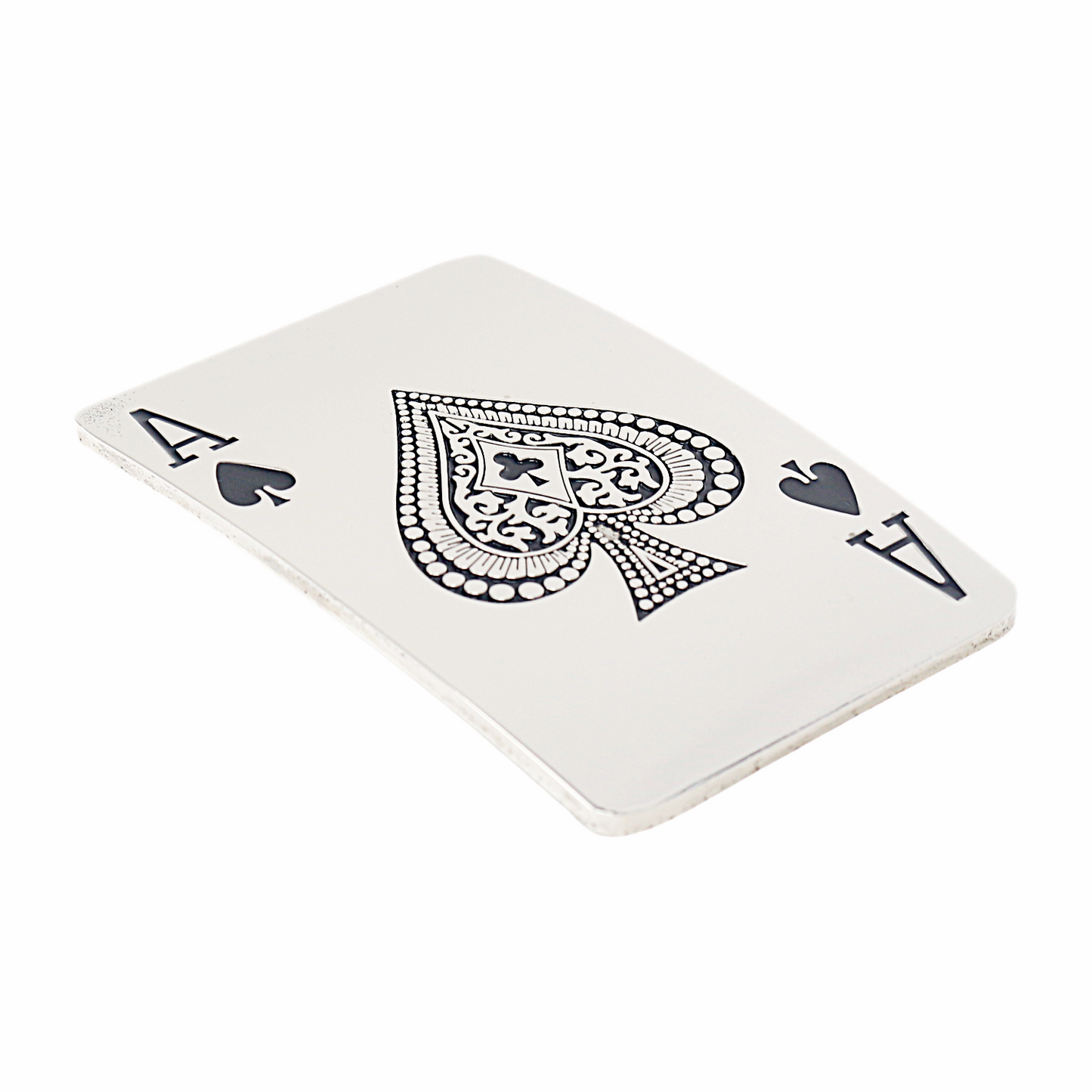 QHA Mens Ace of Spades Belt Buckle, Playing Card, Poker Biker - Buckle Detail - QHA UK