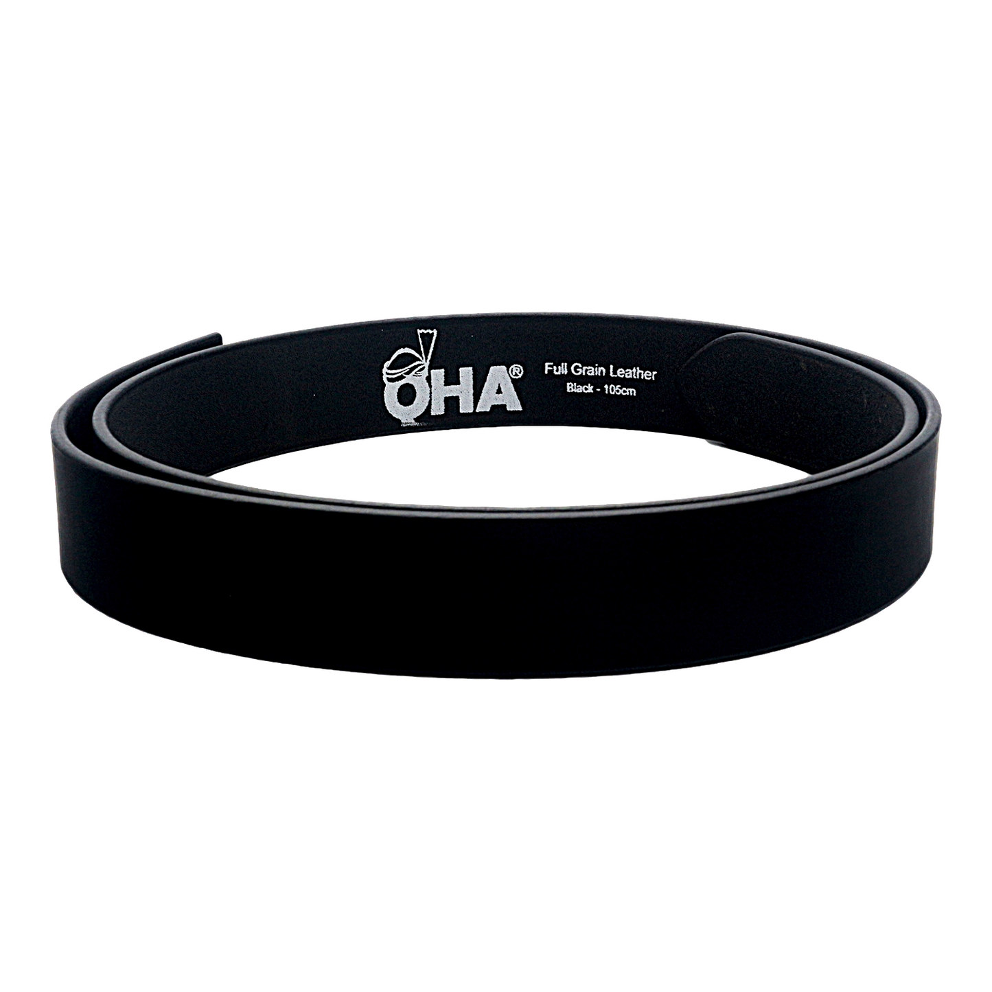 QHA Men's Genuine Leather Belt Strap | No Buckle | 38mm | 32–60" - QHA UK