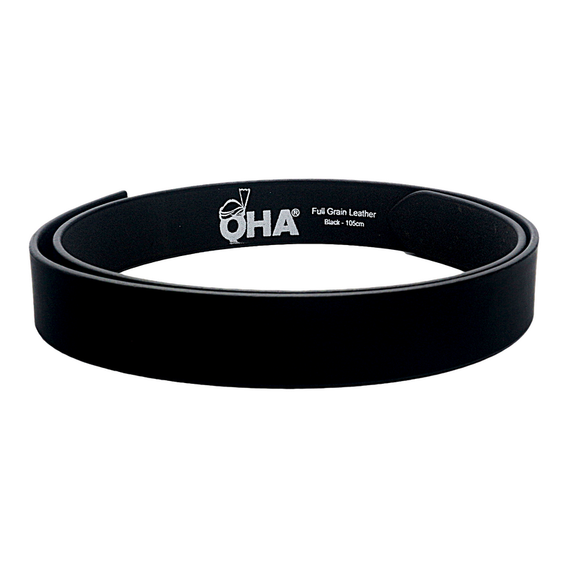 QHA Men's Genuine Leather Belt Strap | No Buckle | 38mm | 32–60" - QHA UK