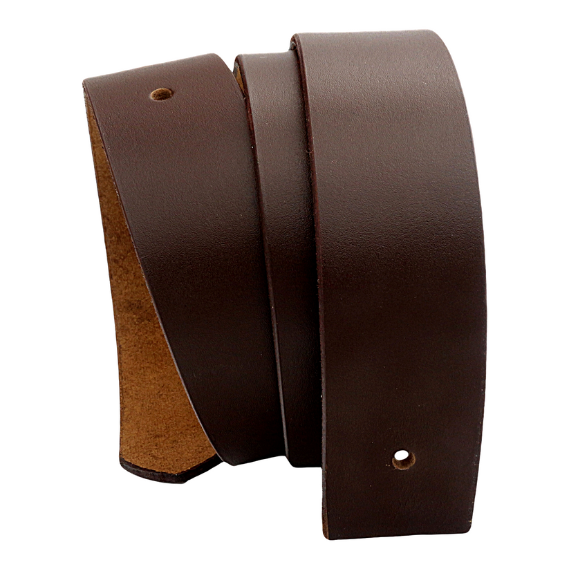 QHA Men's Genuine Leather Belt Strap | No Buckle | 38mm | 32–60" - QHA UK