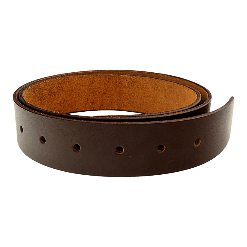 QHA Men's Genuine Leather Belt Strap | No Buckle | 38mm | 32–60" - QHA UK