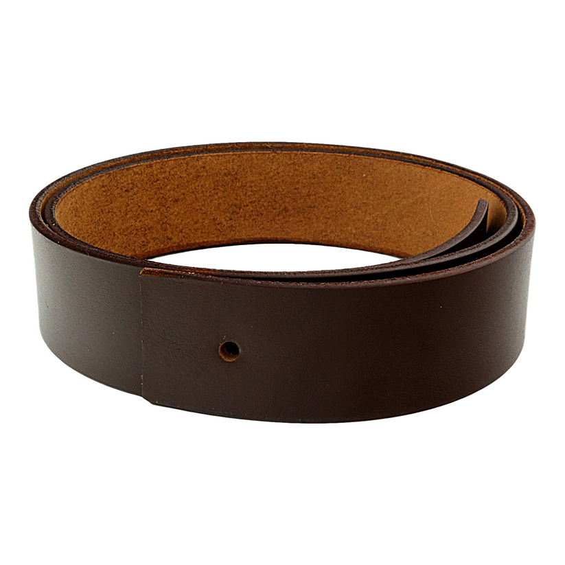 QHA Men's Genuine Leather Belt Strap | No Buckle | 38mm | 32–60" - QHA UK