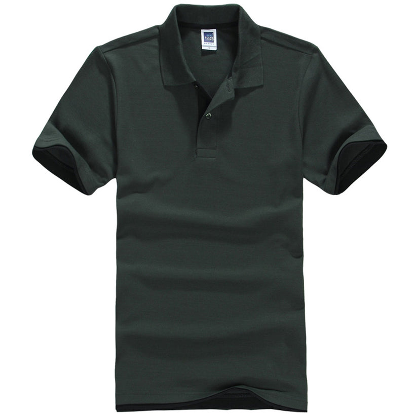 QHA Men's Unisex Piqué Polo Shirt | Cotton Blend | Contrast Collar | 11 Colours | S–2XL - Collar Detail - QHA UK