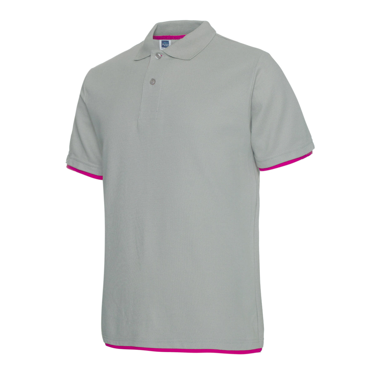 QHA Men's Unisex Piqué Polo Shirt | Cotton Blend | Contrast Collar | 11 Colours | S–2XL - Collar Detail - QHA UK