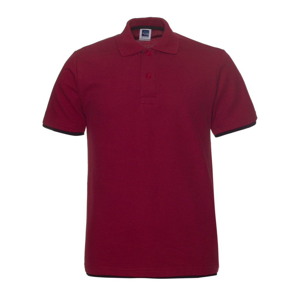 QHA Men's Unisex Piqué Polo Shirt | Cotton Blend | Contrast Collar | 11 Colours | S–2XL - Collar Detail - QHA UK