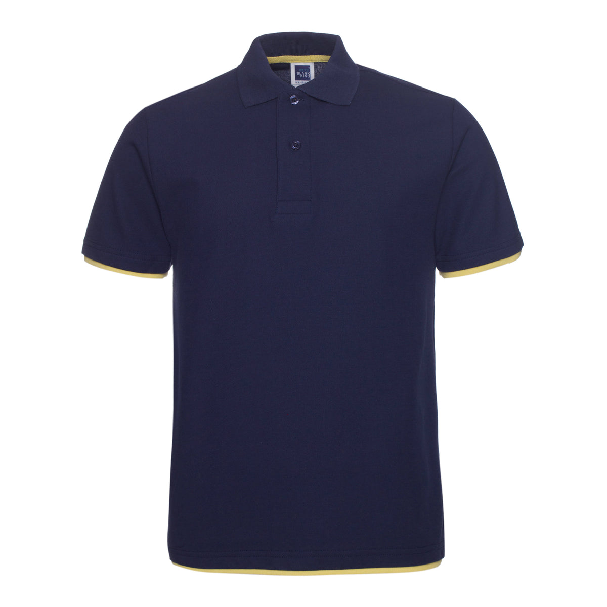QHA Men's Unisex Piqué Polo Shirt | Cotton Blend | Contrast Collar | 11 Colours | S–2XL - Collar Detail - QHA UK