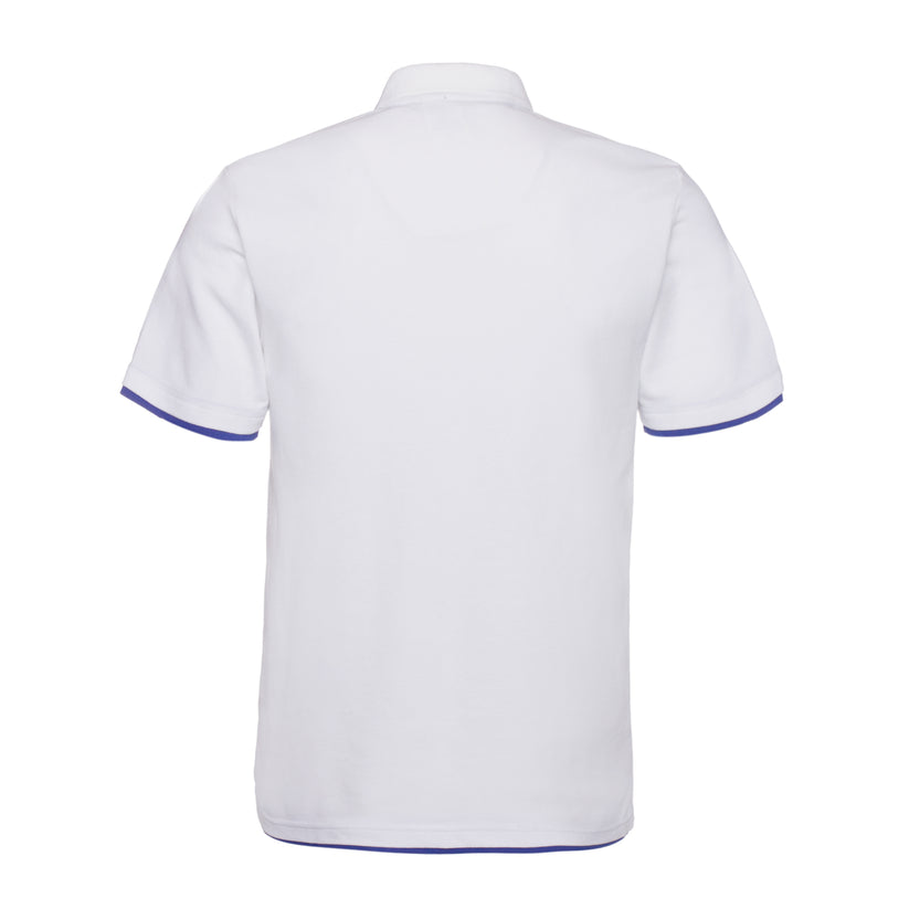 QHA Men's Unisex Piqué Polo Shirt | Cotton Blend | Contrast Collar | 11 Colours | S–2XL - Collar Detail - QHA UK
