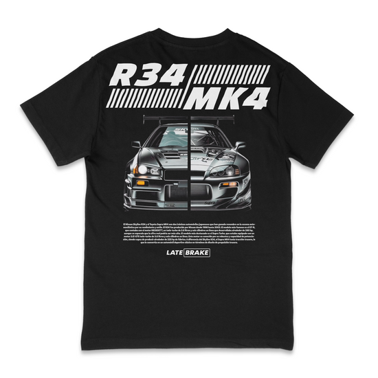 Late Brake R34 Mk4 Drivers Collective T-Shirt Cotton Car Enthusiast - QHA UK