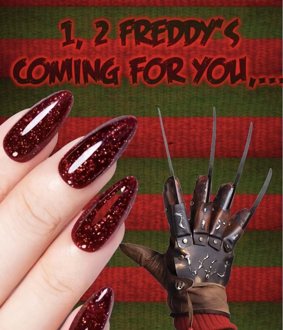 Radioactive Unicorn Nail Polish 1, 2 Freddy's Coming for You 10ml - QHA UK