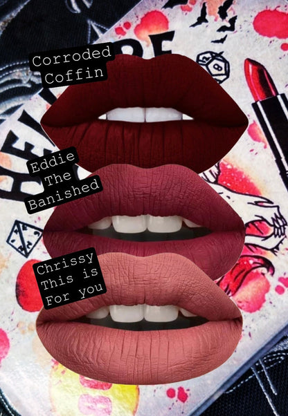 Radioactive Unicorn Lipstick Corroded Coffin 8ml - Close-up - QHA UK