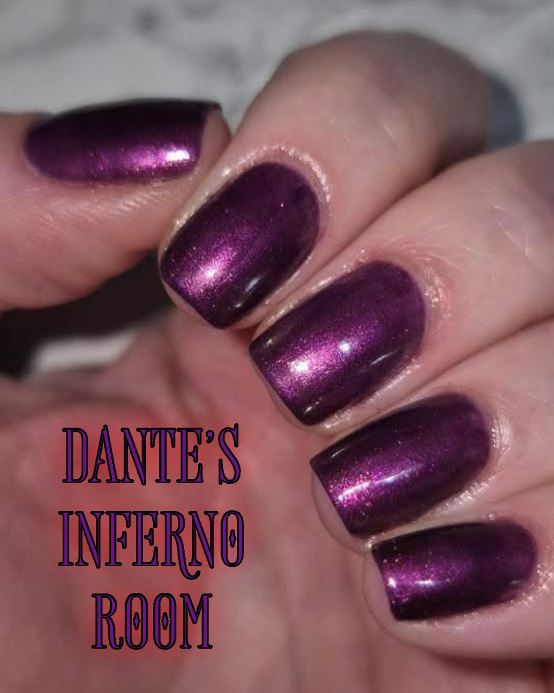 Radioactive Unicorn Nail Polish Dante's Inferno Room Opaque - QHA UK