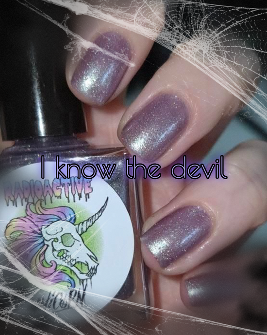 Radioactive Unicorn Nail Polish I Know the Devil Opaque - QHA UK