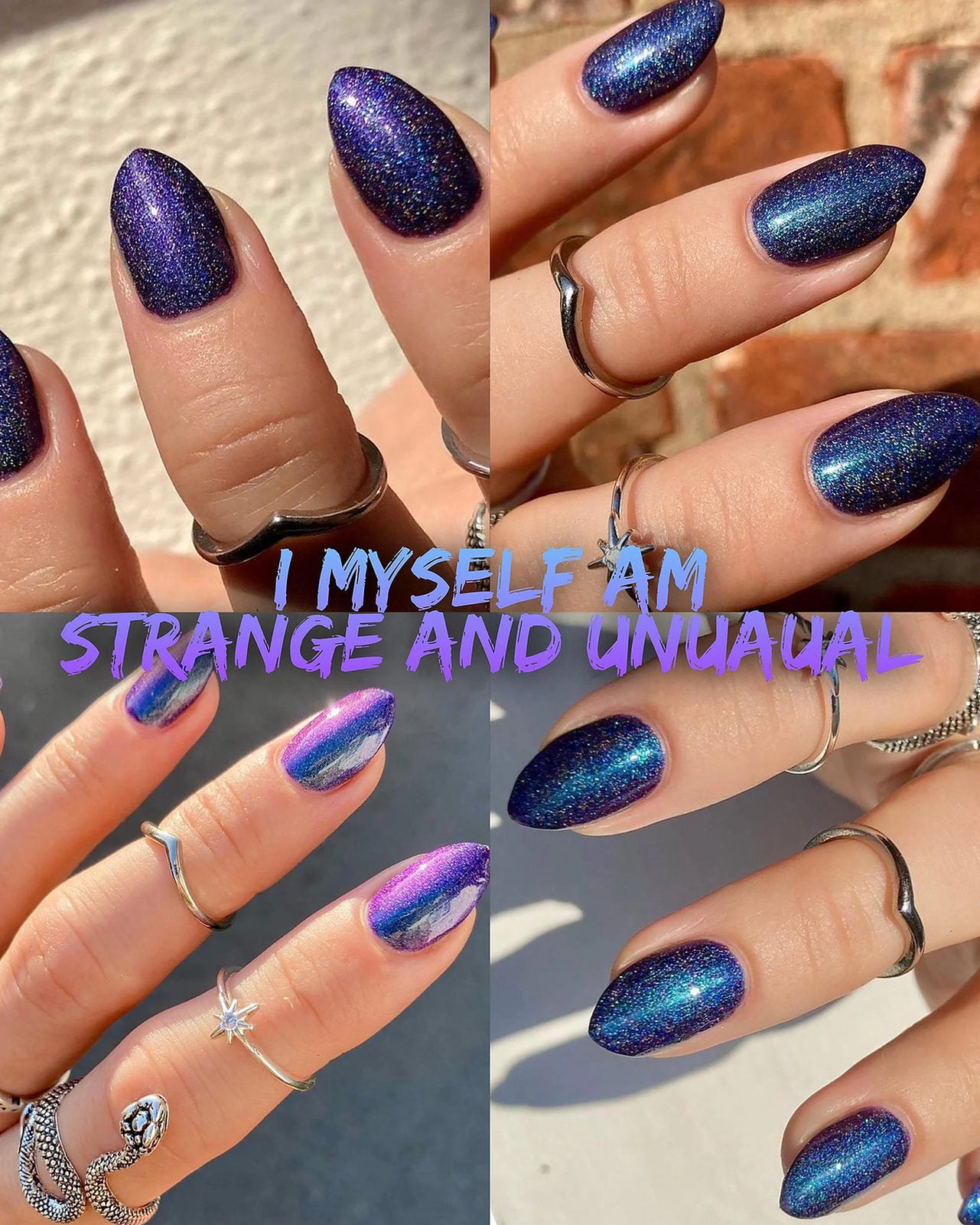 Radioactive Unicorn Nail Polish I Myself Am Strange and Unusual - QHA UK
