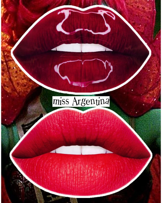 Radioactive Unicorn Lip Stain Miss Argentina Red Pin-Up - QHA UK