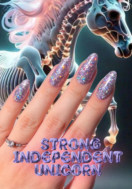 Radioactive Unicorn Nail Polish Strong Independent Unicorn 10ml - QHA UK