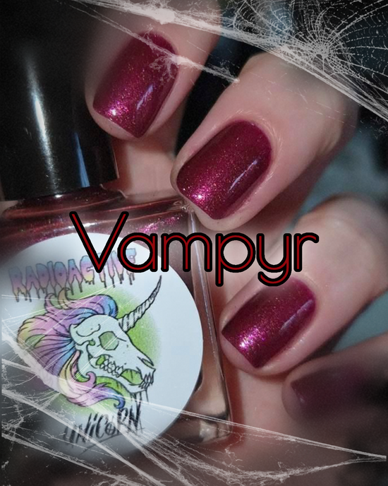 Radioactive Unicorn Nail Polish Vampyr Opaque - QHA UK