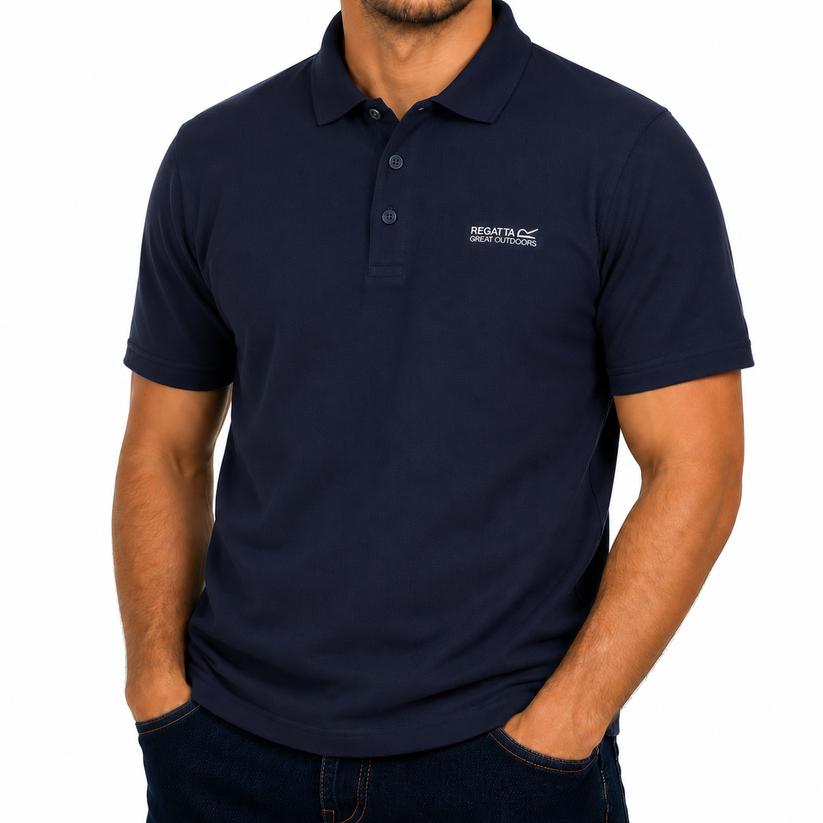 Regatta Mens Active Polo Shirt Quick Dry Breathable Sports T-Shirt | P - QHA UK
