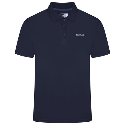 Regatta Mens Active Polo Shirt Quick Dry Breathable Sports T-Shirt | P - Logo Detail - QHA UK