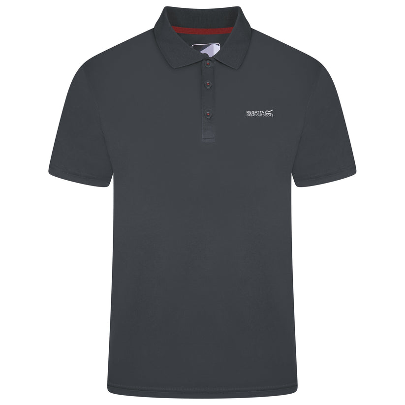 Regatta Mens Active Polo Shirt Quick Dry Breathable Sports T-Shirt | P - QHA UK