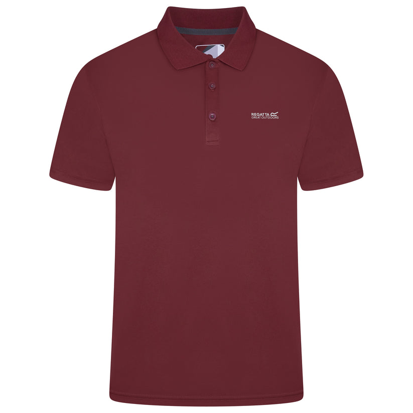 Regatta Mens Active Polo Shirt Quick Dry Breathable Sports T-Shirt | P - QHA UK