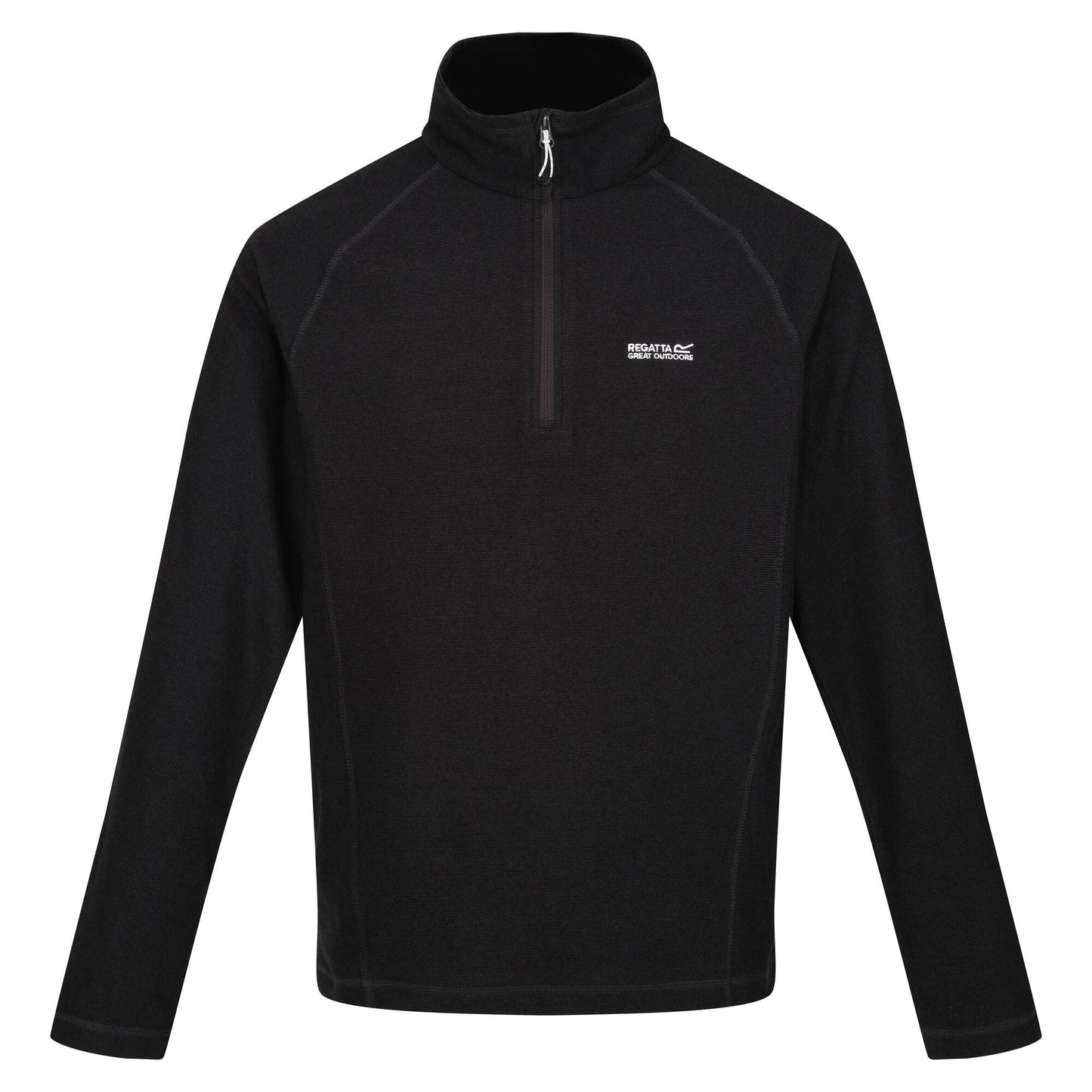 Regatta Mens Half Zip Fleece Lightweight Microfleece Outdoor Top - Zip Detail - QHA UK