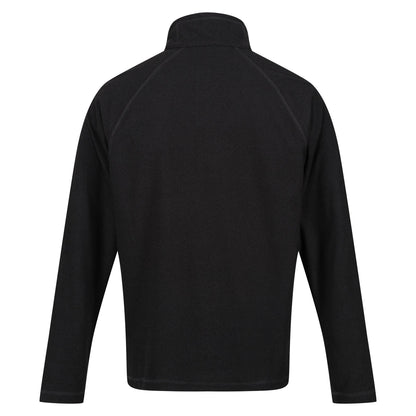 Regatta Mens Half Zip Fleece Lightweight Microfleece Outdoor Top - Zip Detail - QHA UK