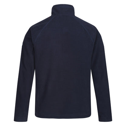 Regatta Mens Half Zip Fleece Lightweight Microfleece Outdoor Top - Zip Detail - QHA UK