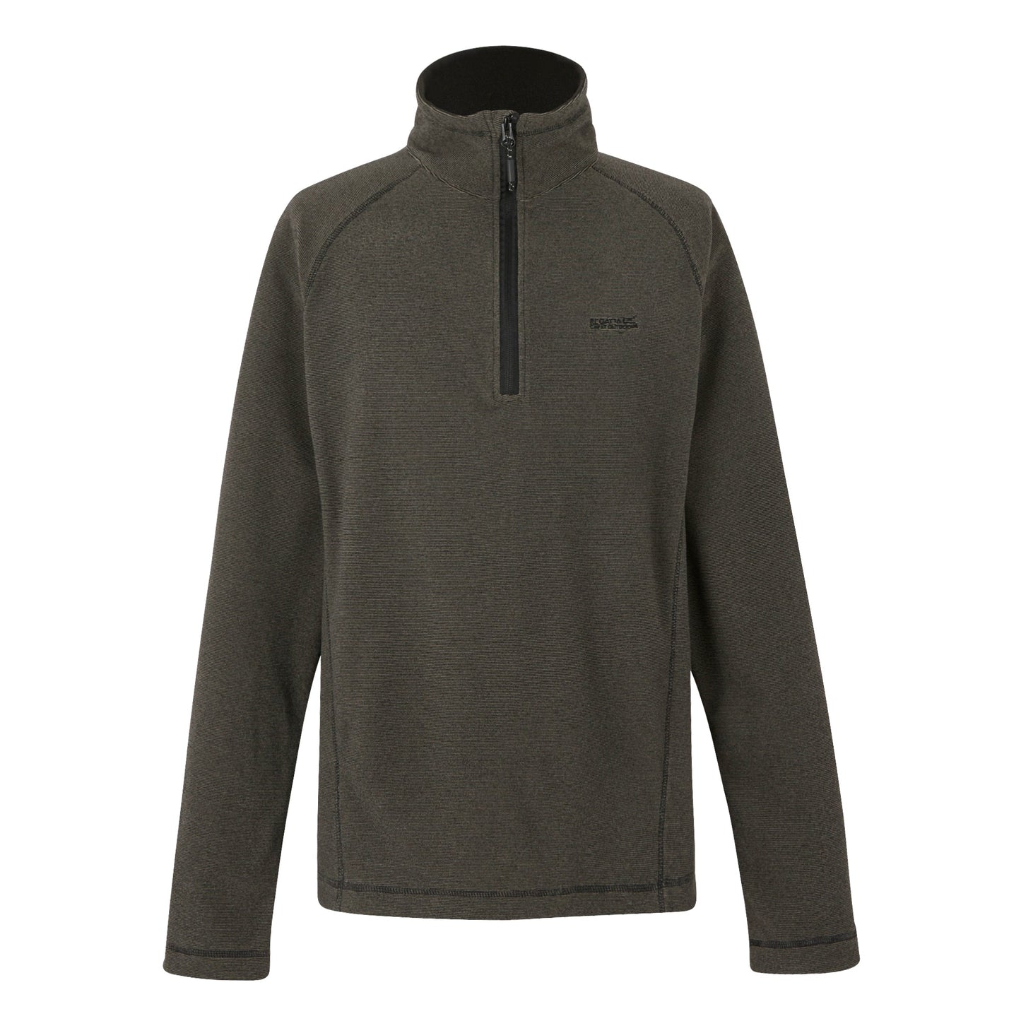 Regatta Mens Half Zip Fleece Lightweight Microfleece Outdoor Top - Zip Detail - QHA UK
