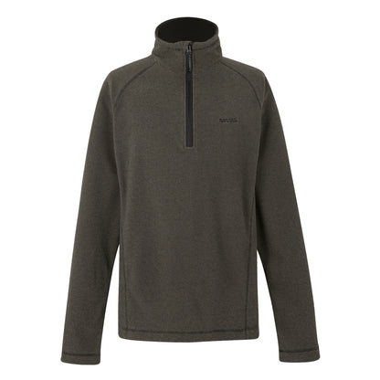 Regatta Mens Half Zip Fleece Lightweight Microfleece Outdoor Top - Zip Detail - QHA UK
