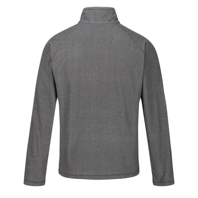 Regatta Mens Half Zip Fleece Lightweight Microfleece Outdoor Top - Zip Detail - QHA UK