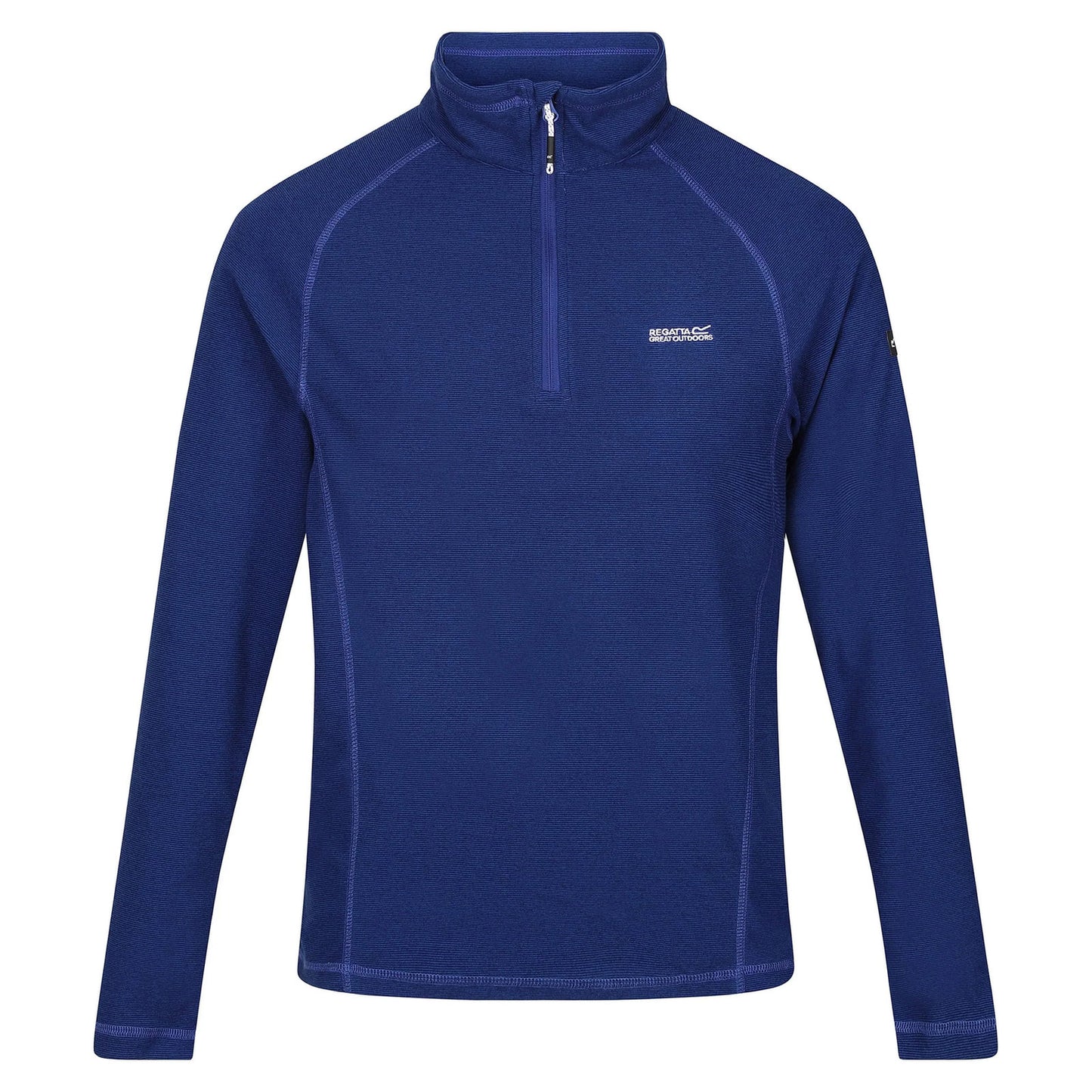Regatta Mens Half Zip Fleece Lightweight Microfleece Outdoor Top - Zip Detail - QHA UK