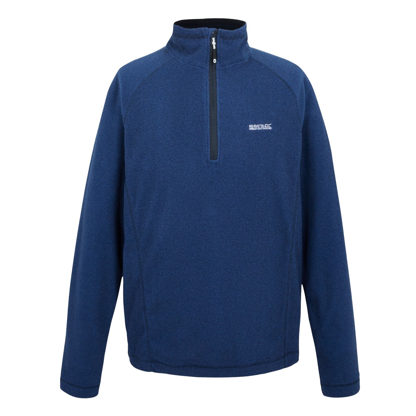 Regatta Mens Half Zip Fleece Lightweight Microfleece Outdoor Top - Zip Detail - QHA UK