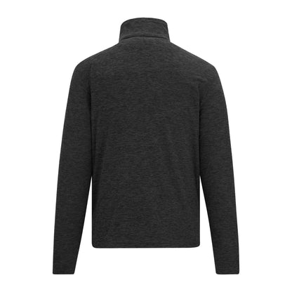 Regatta Thompson Marl Mens Quarter Zip Fleece Sweatshirt Pullover Top - Zip Detail - QHA UK