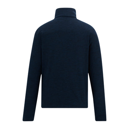 Regatta Thompson Marl Mens Quarter Zip Fleece Sweatshirt Pullover Top - Zip Detail - QHA UK