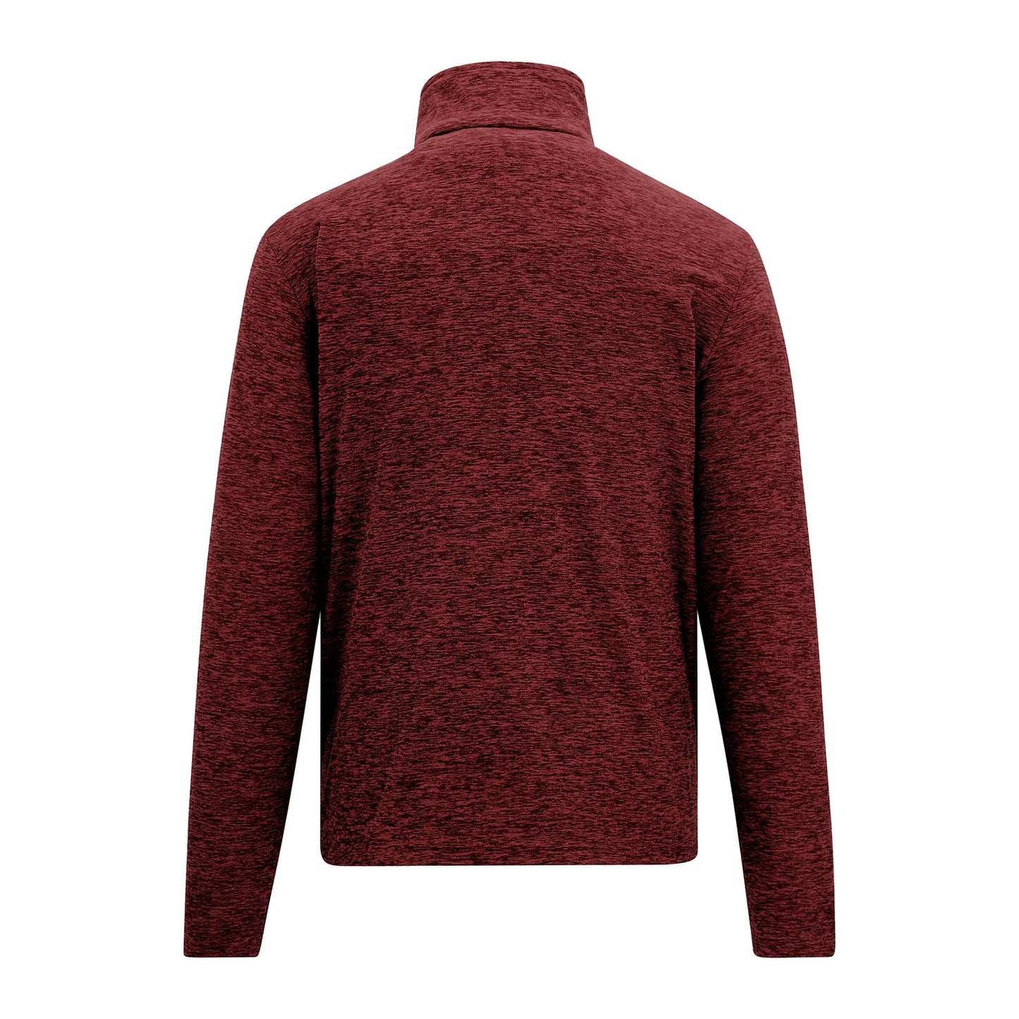 Regatta Thompson Marl Mens Quarter Zip Fleece Sweatshirt Pullover Top - Zip Detail - QHA UK