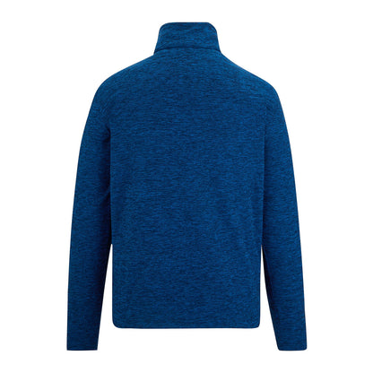 Regatta Thompson Marl Mens Quarter Zip Fleece Sweatshirt Pullover Top - Zip Detail - QHA UK