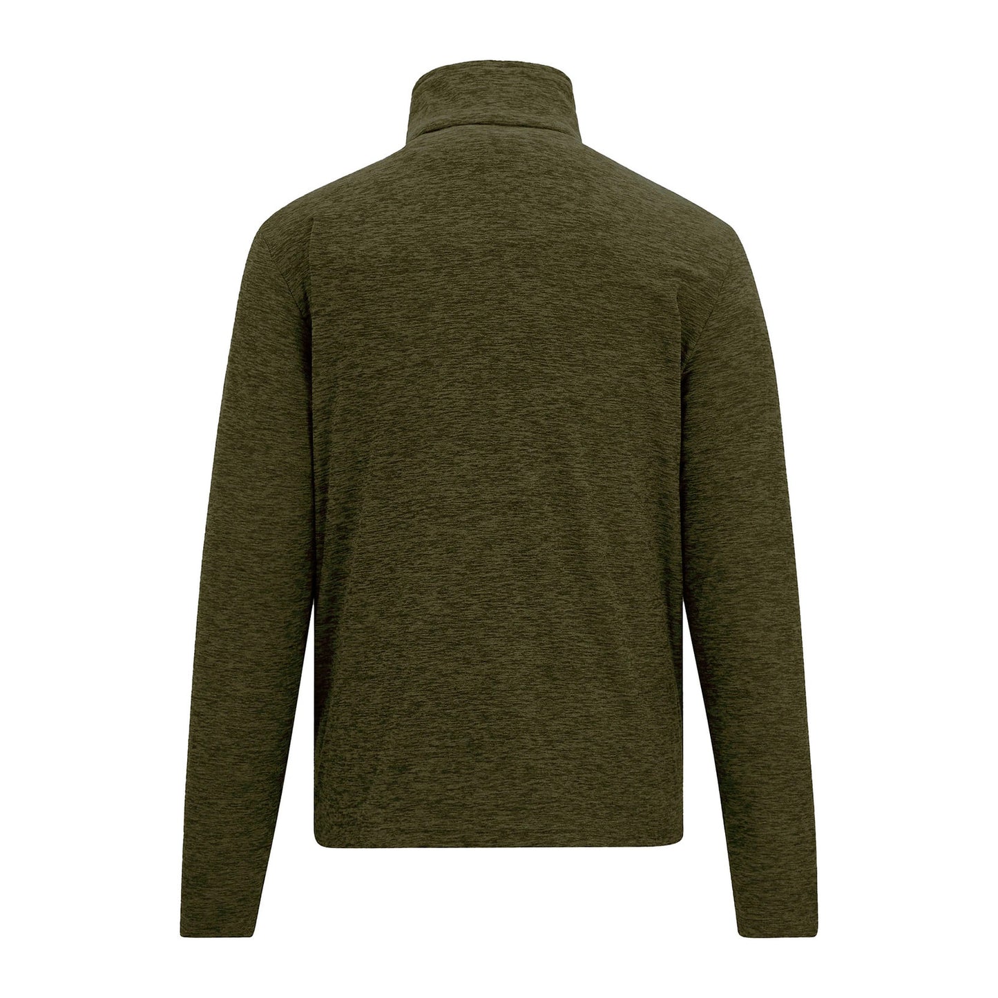 Regatta Thompson Marl Mens Quarter Zip Fleece Sweatshirt Pullover Top - Zip Detail - QHA UK