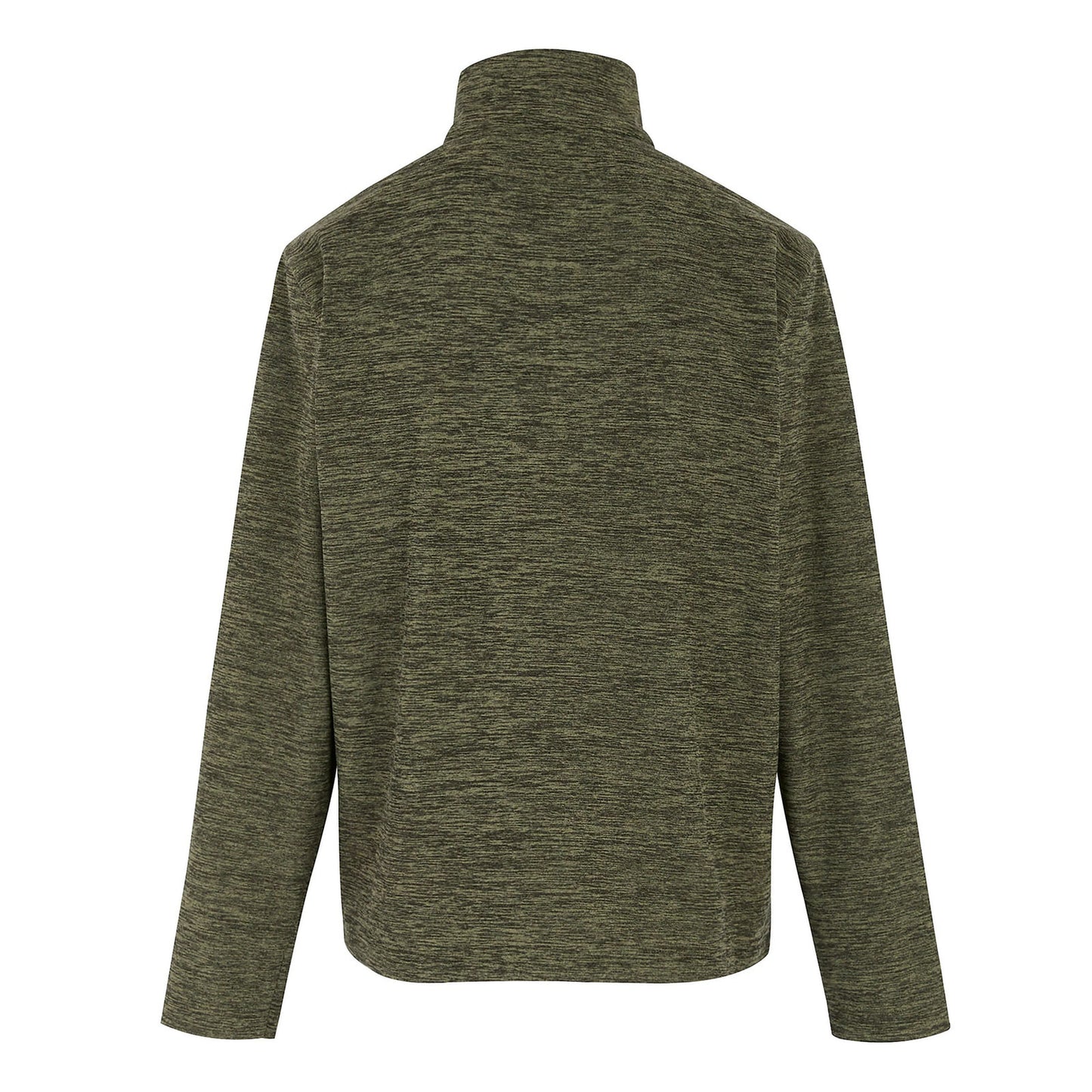 Regatta Thompson Marl Mens Quarter Zip Fleece Sweatshirt Pullover Top - Zip Detail - QHA UK