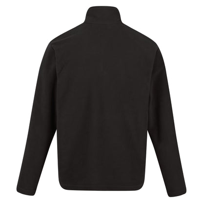 Regatta Mens Thompson Fleece 1/4 Zip Lightweight Anti Pill Pullover - Zip Detail - QHA UK