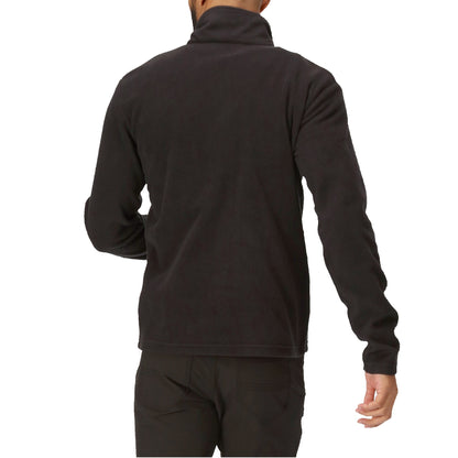 Regatta Mens Thompson Fleece 1/4 Zip Lightweight Anti Pill Pullover - Zip Detail - QHA UK