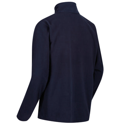 Regatta Mens Thompson Fleece 1/4 Zip Lightweight Anti Pill Pullover - Zip Detail - QHA UK