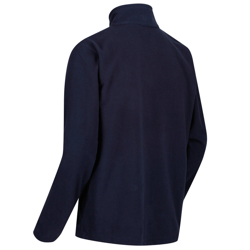 Regatta Mens Thompson Fleece 1/4 Zip Lightweight Anti Pill Pullover - Zip Detail - QHA UK