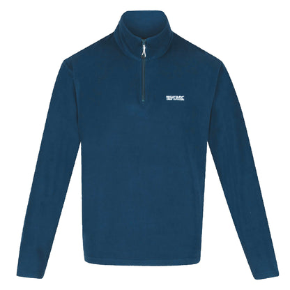 Regatta Mens Thompson Fleece 1/4 Zip Lightweight Anti Pill Pullover - Zip Detail - QHA UK