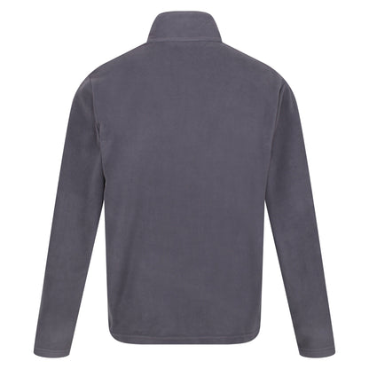 Regatta Mens Thompson Fleece 1/4 Zip Lightweight Anti Pill Pullover - Zip Detail - QHA UK