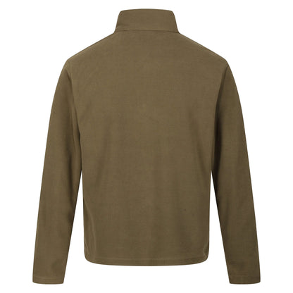 Regatta Mens Thompson Fleece 1/4 Zip Lightweight Anti Pill Pullover - Zip Detail - QHA UK